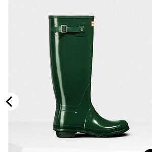 Hunter (hunter green) tall rain boots